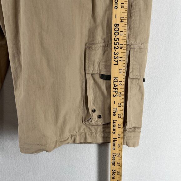 ABERCROMBIE & FITCH Shorts Mens L Paratroops 11" Cargo Military Cotton Nylon - Picture 14 of 15